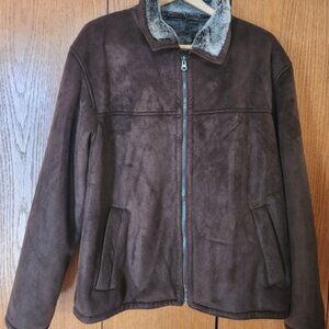 Men's Sergio Benni Winter Coat brown Size Large